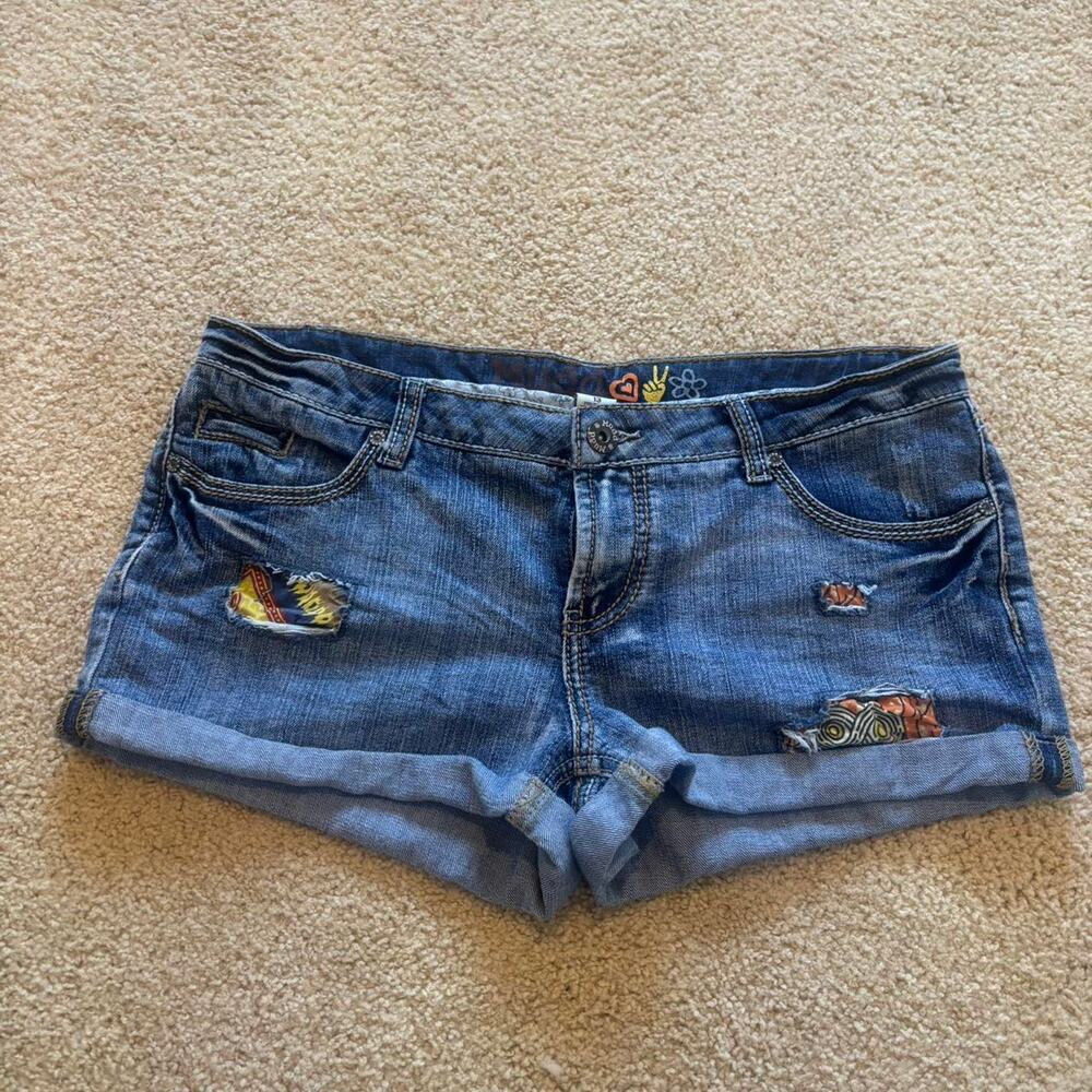 Vintage mudd blue denim shorts